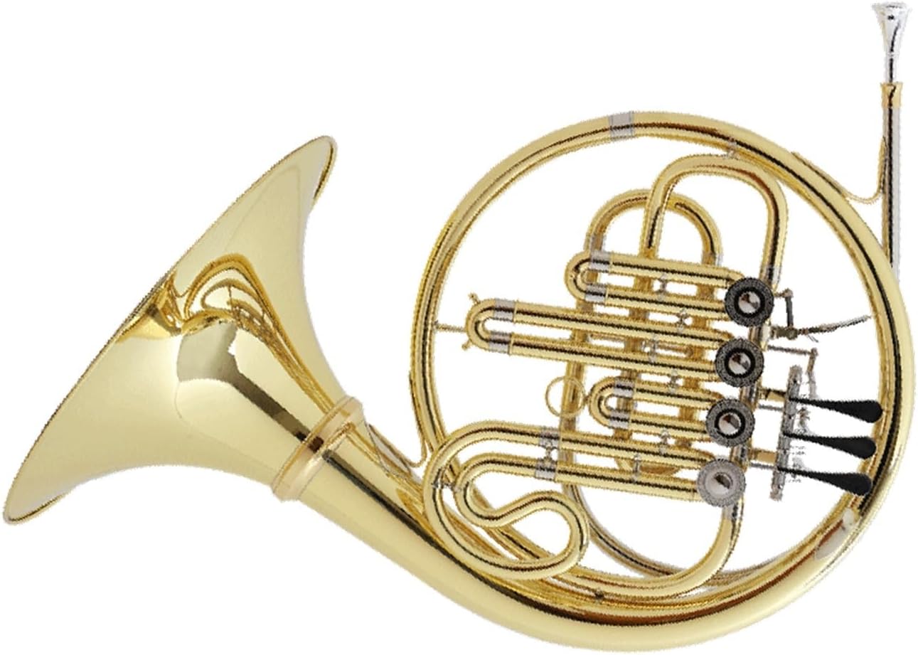 4 Key French Horn French Horn Instrument B Flat Single Row Double Four Key Split Joint Performance(Single Row)