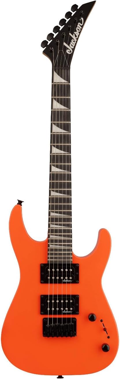 Jackson Dinky Minion JS1X Electric Guitar - Safety Orange, Amaranth Fingerboard