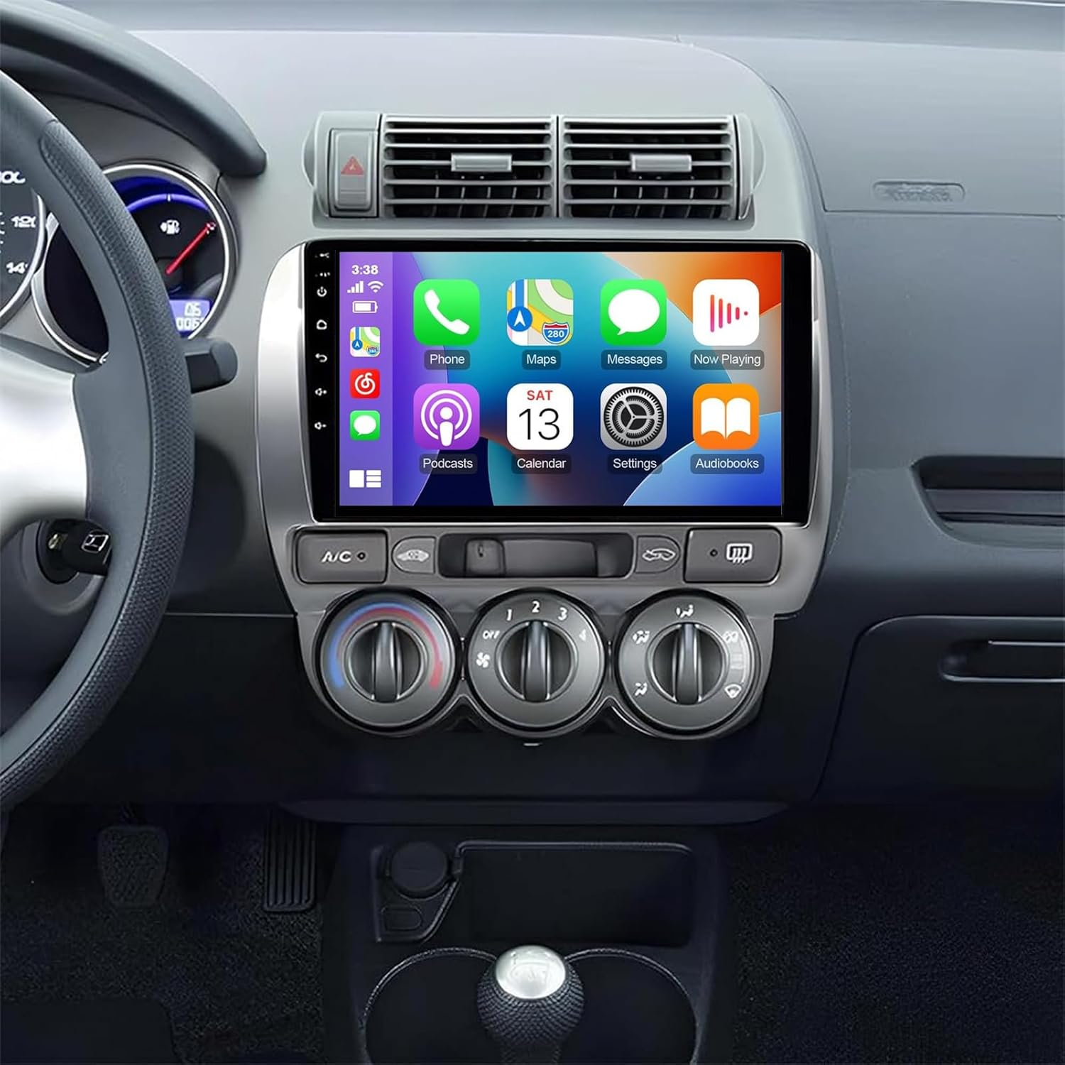 Car Stereo Radio Fit for Honda Fit Jazz 2002 2003 2004 2005 2006 2007, 9