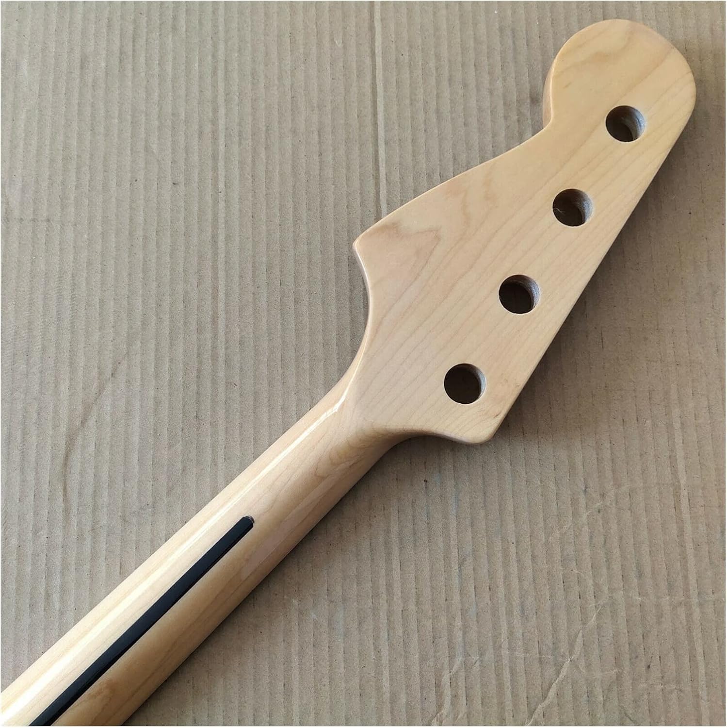 Maple 21Fret Bass Guitar Neck Replacement 4 String Maple Fingerboard 38mm Nut Electric Guitar Neck