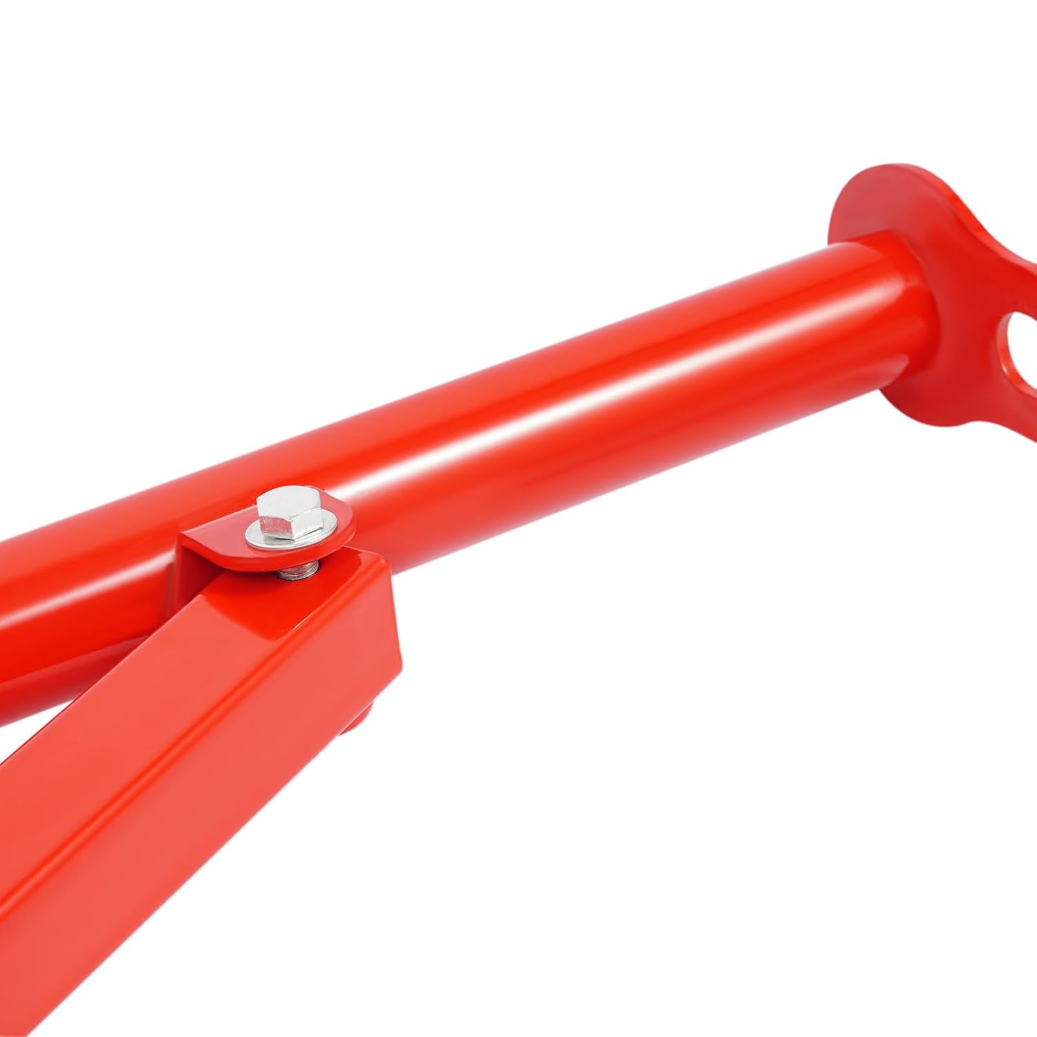 Wall Mount Crane Bracket, 441 lbs Load Alloy Steel Hoist Bracket with Rounded Corners Reserved Holes, Crane Swing Arm with Pole for Warehouses,Garages,Home Workshops