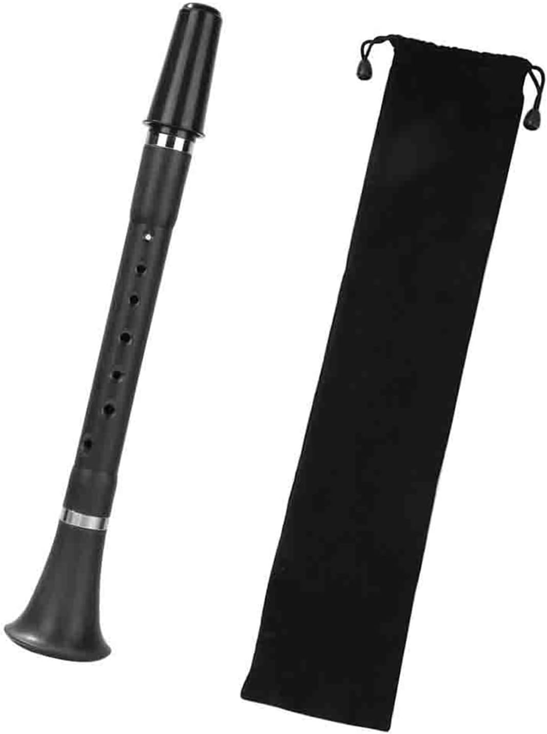 Mini B Flat Clarinet Portable Woodwind Instrument For Beginners To Practice ABS Material