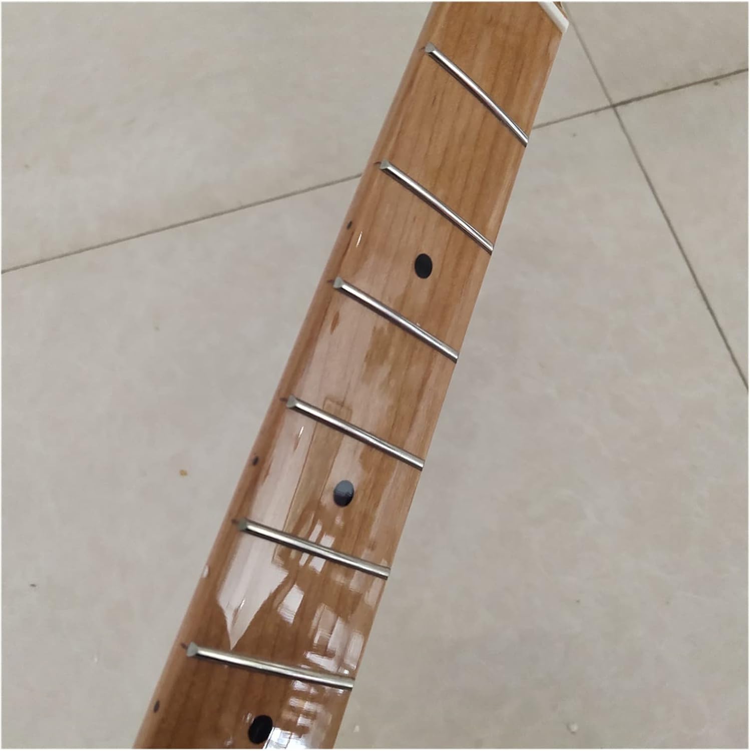 Canada Baked Maple Electric Guitar Neck Replacement 22 Fret Maple Fingerboard Gloss Guitar ​Neck Replacement