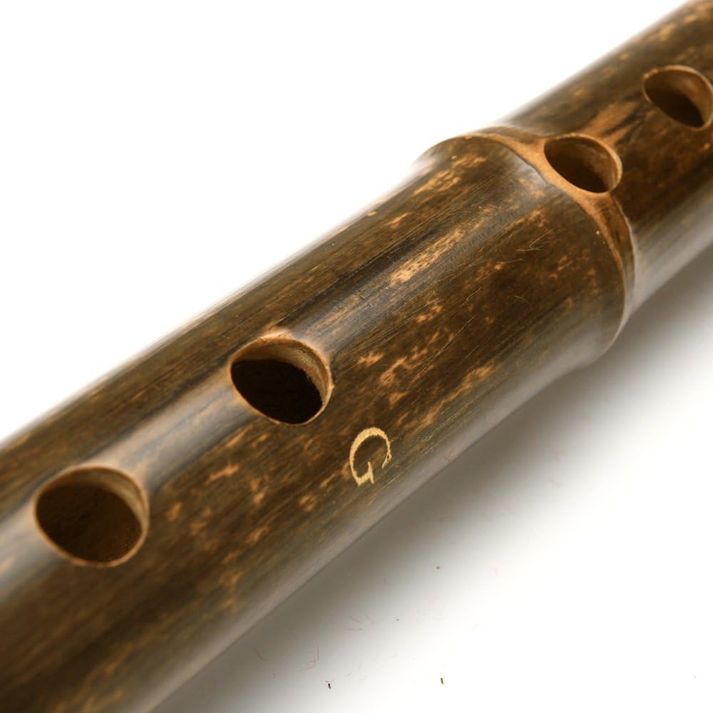 Key G Brown Vertical Bamboo Flute Traditional Chinese Musical Instrument XIAO