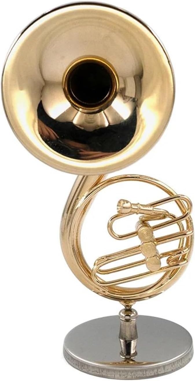 Home Musical Instruments Decorations 13cm Miniature Sousaphone Mini Musical Instrument Model House Decoration