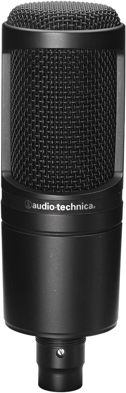 Audio-Technica AT2020 Cardioid Condenser Microphone (Renewed)