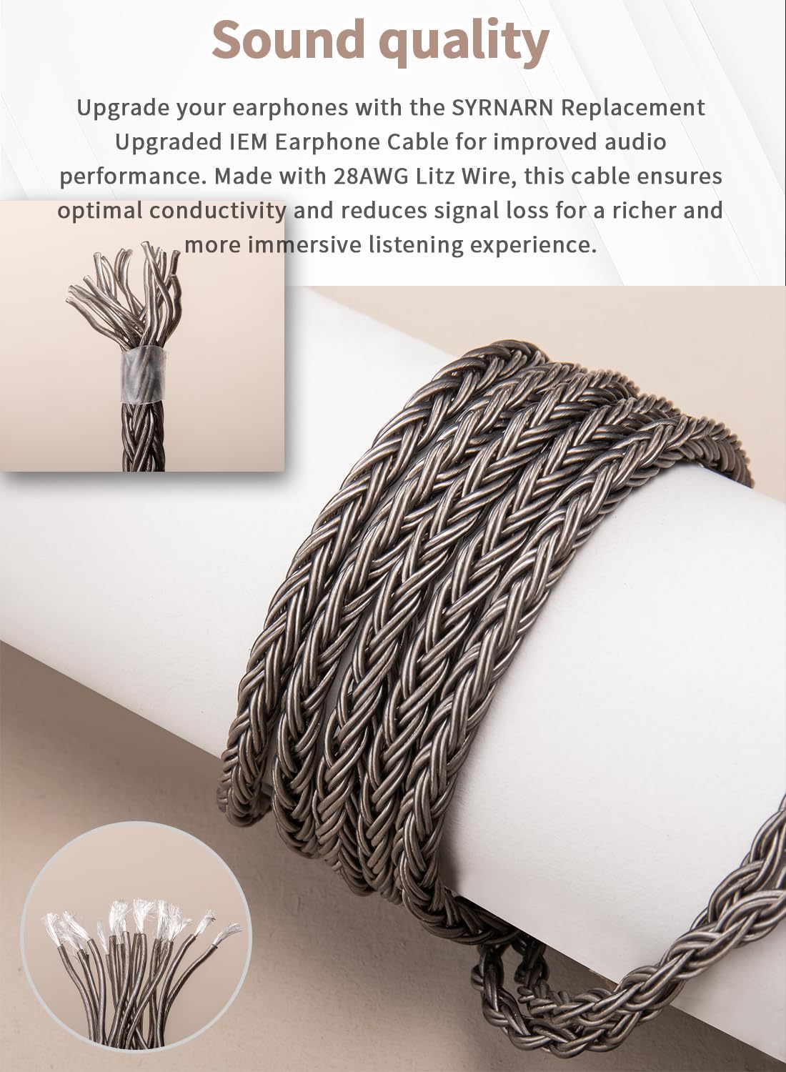 4 Pin XLR Balanced Headphone Cable Compatible with Sennheiser HD800s HD800 HD820s HD820 HD8XX Dharma D1000 16 Core Upgrade Replacement Cord (with 4 Pin XLR Balanced, 3Meters/10ft)