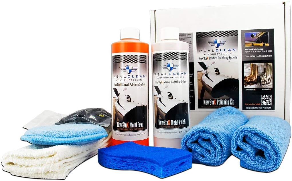 RealClean NewStax Aircraft Exhaust Polshing System
