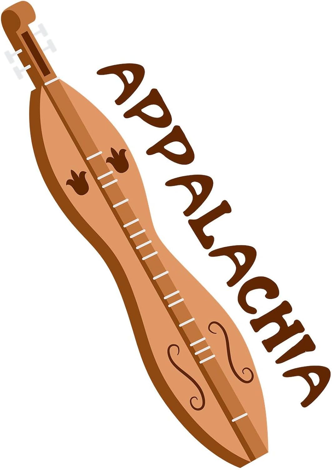 CafePress Appalachia Dulcimer Magnets Rectangle Magnet (100 pack)