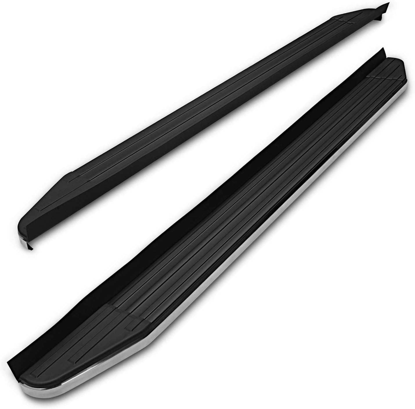 TAC Running Boards Compatible with 2021-2023 Chevy Trailblazer SUV 5.5” Aluminum Black Side Steps Nerf Bars Step Rails Exterior Accessories 2 Pieces