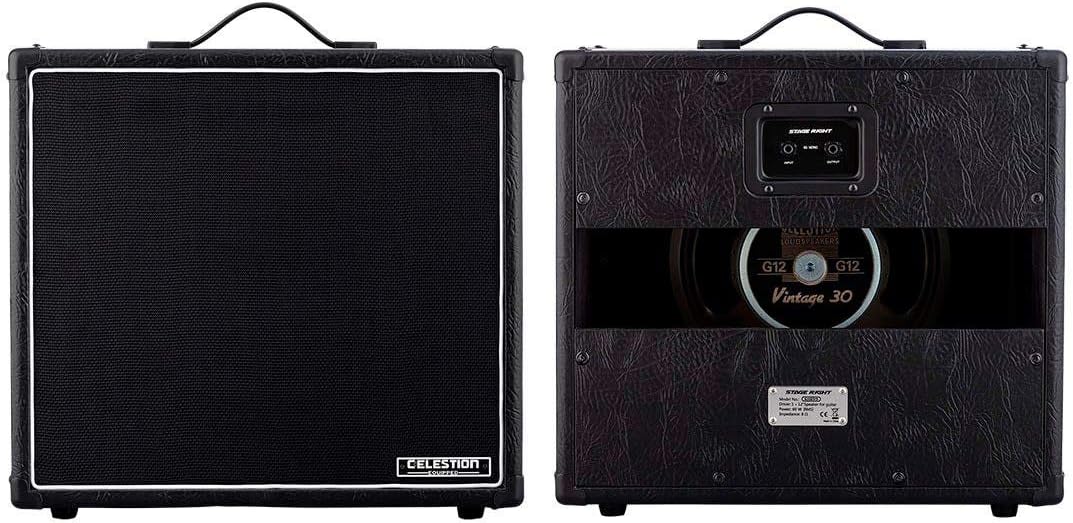 Monoprice 1x12 Guitar Stack Tube Amplifier - 30-Watt, With Celestion V30 and Reverb - Stage Right Series