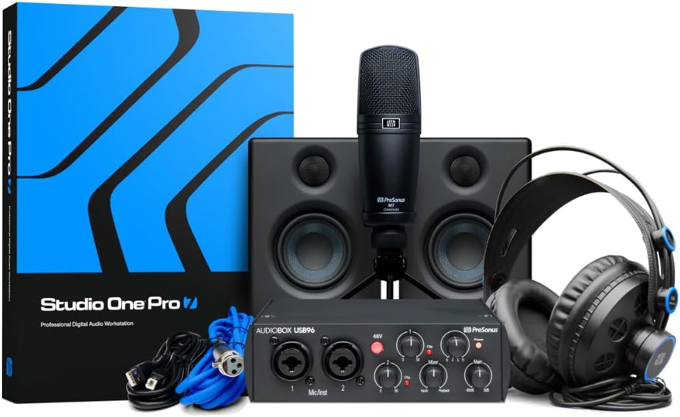 PreSonus AudioBox USB 96 Studio Ultimate Bundle - 25th Anniversary Edition with Studio One Pro Software