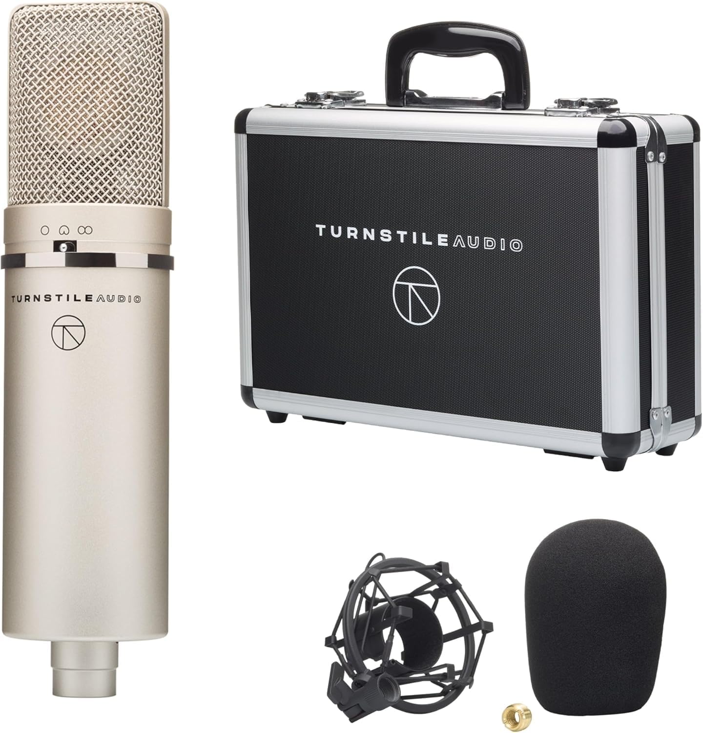 Concourse Series TAC1100 Multi-Pattern Cardioid Condenser Microphone, Large Diaphragm for Vocal Recording, Podcasting, and Streaming, XLR Output
