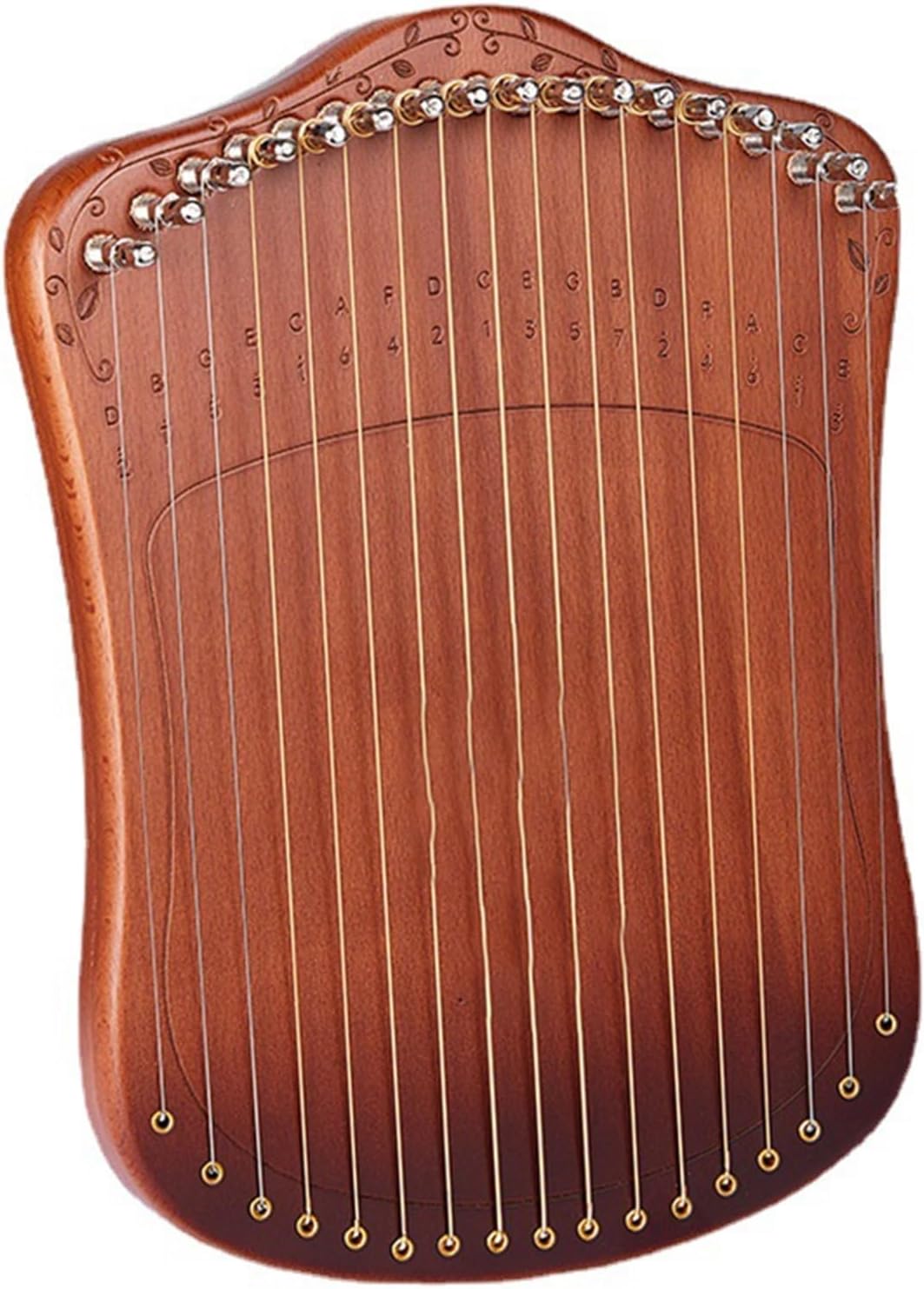 Lyre Harp Set Finger-plucked Harp 17-note Easy-to-learn Small Harp Beginner Instrument
