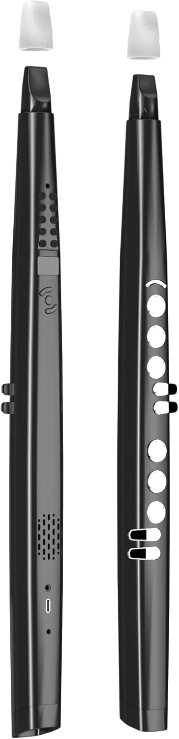 MINI Smart Electronic Blowpipe, with 13 Different Tones, Built-in Speakers, MIDI Interface, Rechargeable Battery, Portable Blowing Instrument Electric Blow Pipe