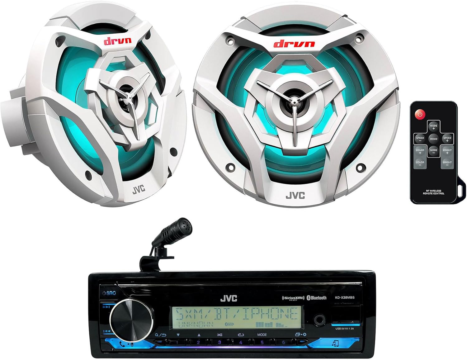 Audiosavings Bundle: (2)JVC CS-DR621MWL 6.5