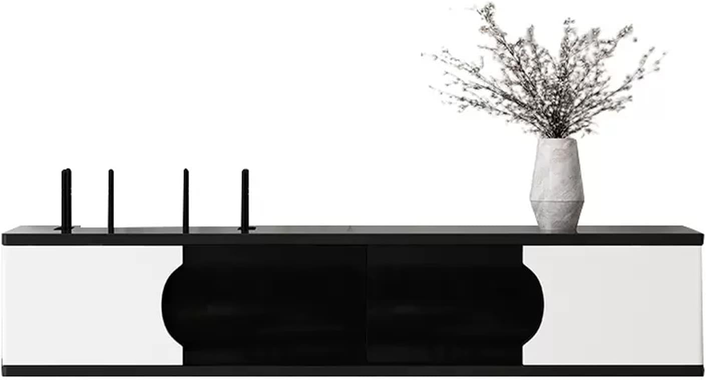 Wall Mounted TV Cabinet Wall Shelf Floating Shelf TV Stand Media Console Unit Entertainment Centre Open Shelf TV Unit Storage Shelf Wall Mount Corner Shelves Utility Shelve TV Bracket