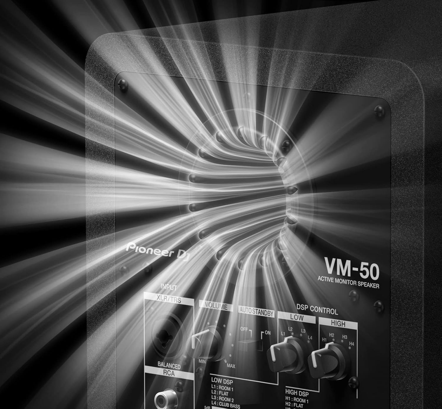 Pioneer DJ VM-70 6.5-inch Active Monitor Speaker - Black