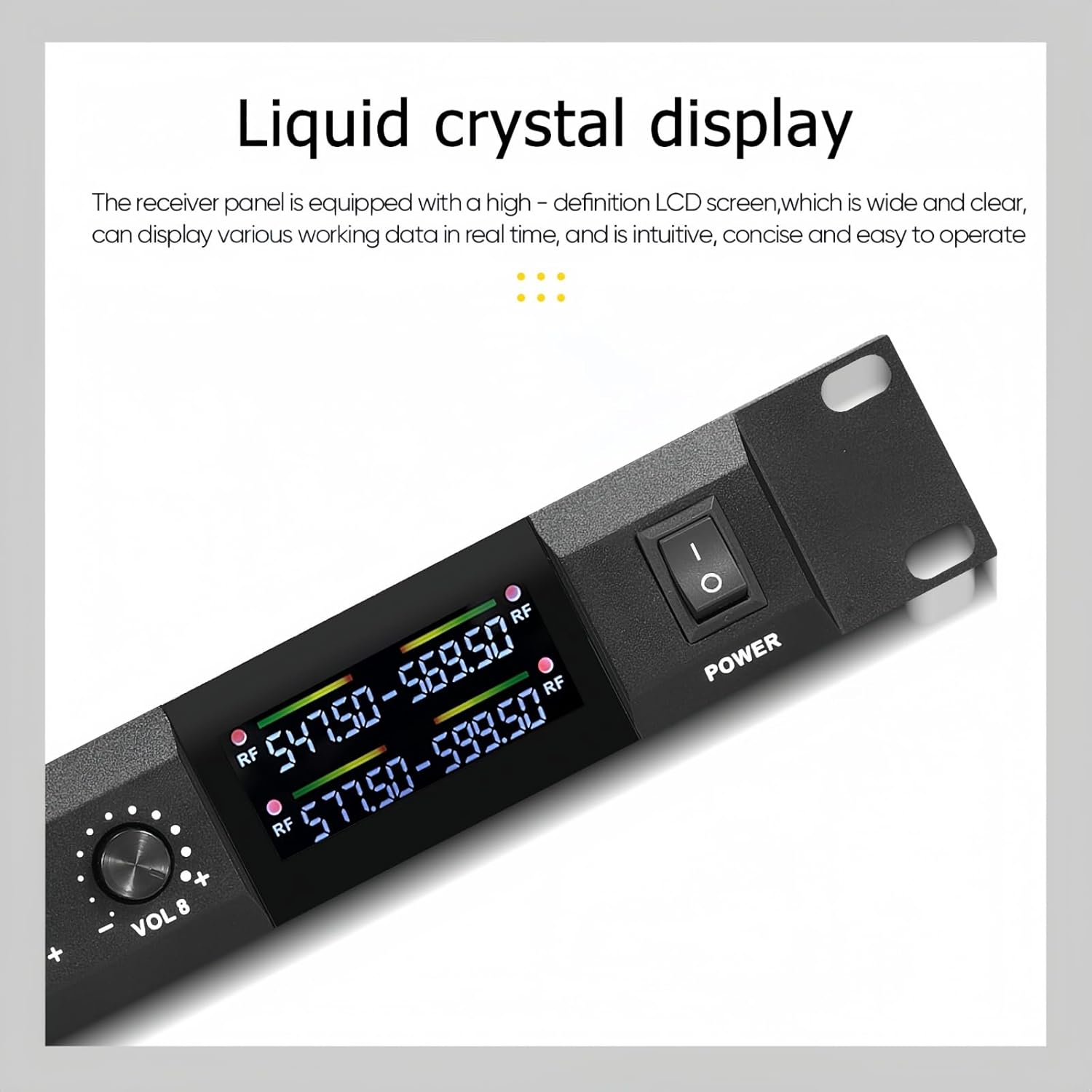 W IN-MIX UHF Wireless Microphones System with 4 Cordless Handheld and 4 Headset/Lavalier Lapel Mics, Bodypack Transmitter, Receiver, 165ft Range for Singing Karaoke Church Party