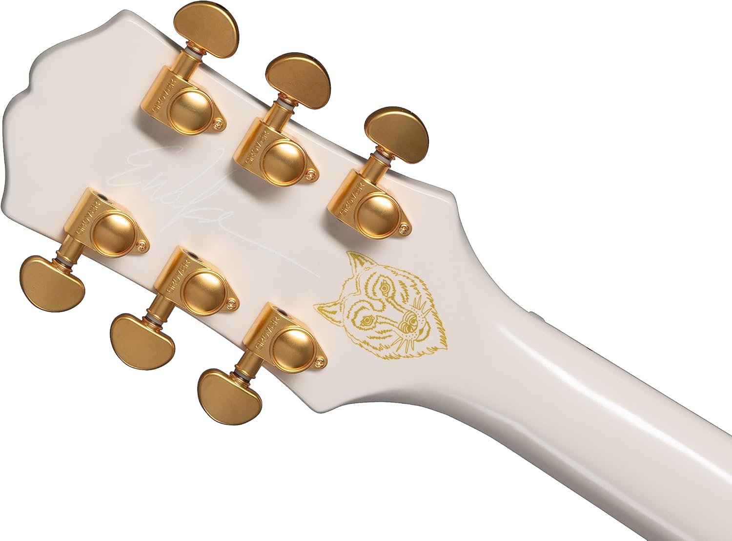 Epiphone Emily Wolfe White Wolfe Sheraton, Aged Bone White with Case