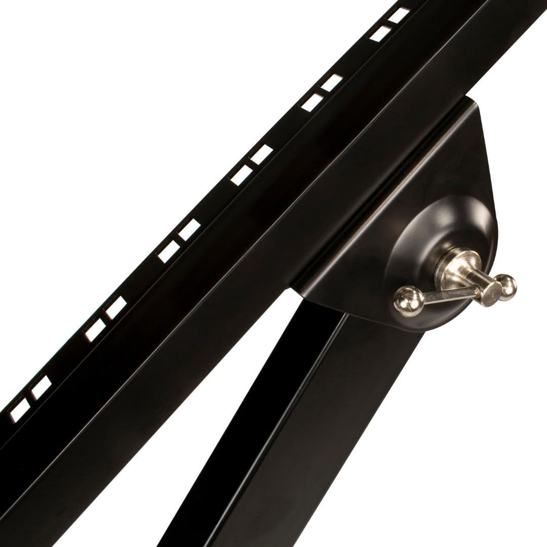 Ultimate Support JamStands SRR100 Rolling Rack Stand w/Open Frame Design and Angle-Adjustable Rack