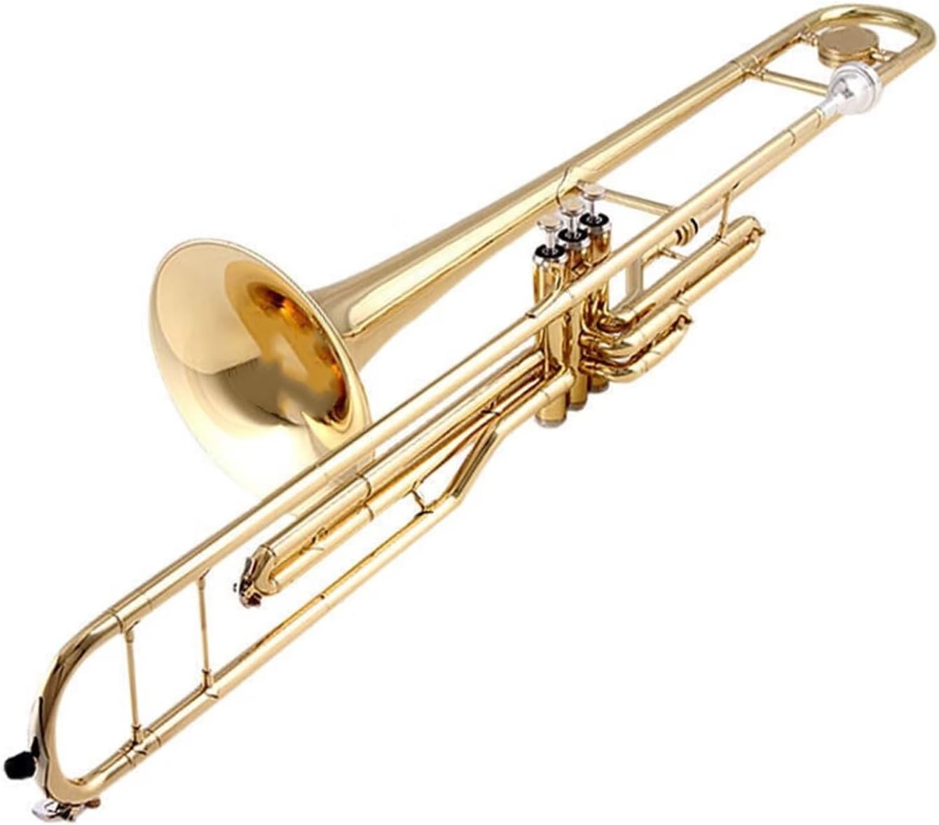 Adult Trombone Instrument Trombone Tenor B Flat Professional Beginner Adult Practice Playing(4)