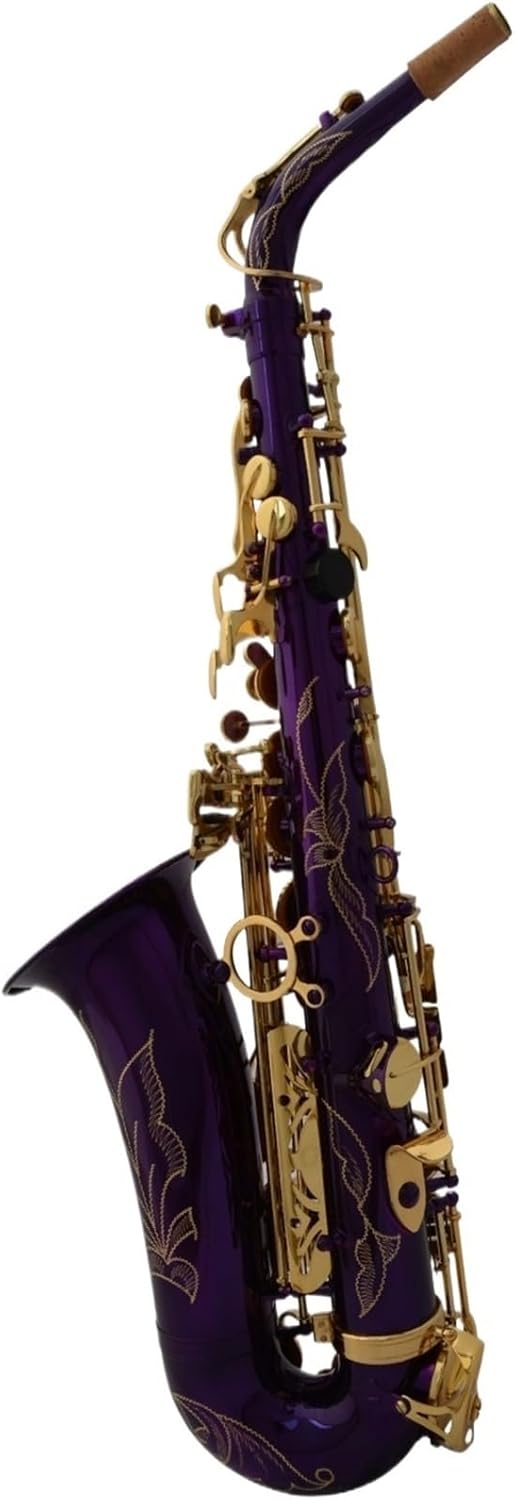 Saxophone for Beginners Saxophone Instrument Purple E Flat Alto Saxophone Professional Saxophone Woodwind Instrument