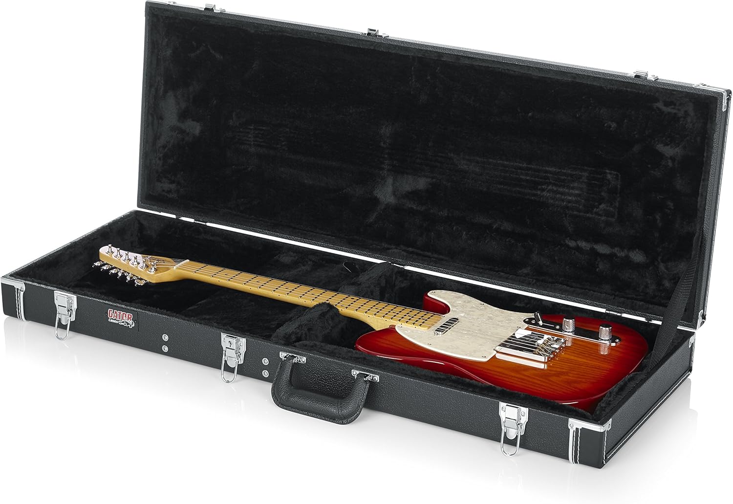 Gator Cases Deluxe Wood Case for Electric Guitars (GW-ELECTRIC)