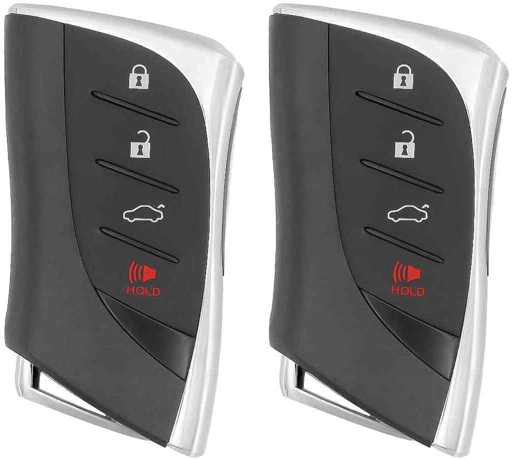 Replcament Smart Key Fob Compatible with Lexus LS500 Hybrid only 2018-2021 FCC HYQ14FBF Part Number 8990H-50020 8990H-33020 Pack of 2