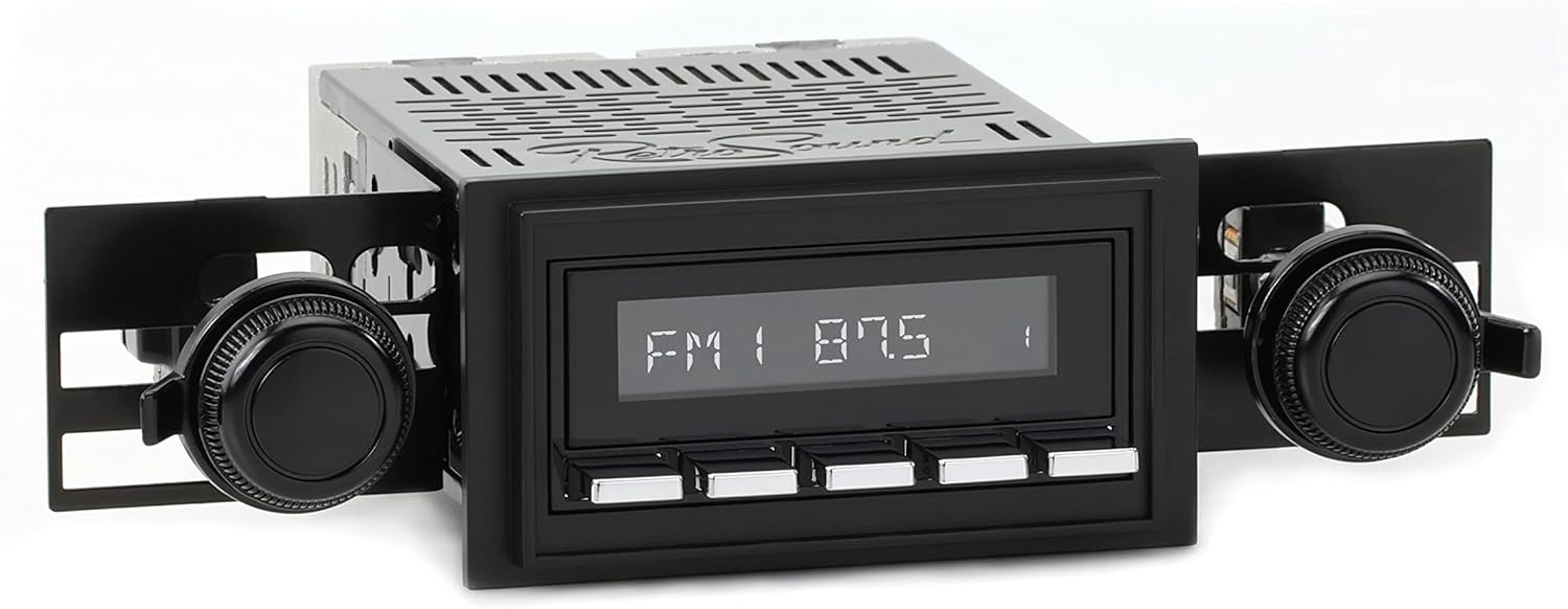 RetroRadio Compatible with 1968-71 Chevrolet Corvette Features Include Bluetooth, HD, SiriusXM Ready, AM/FM LBC-M4-218-33-93C1