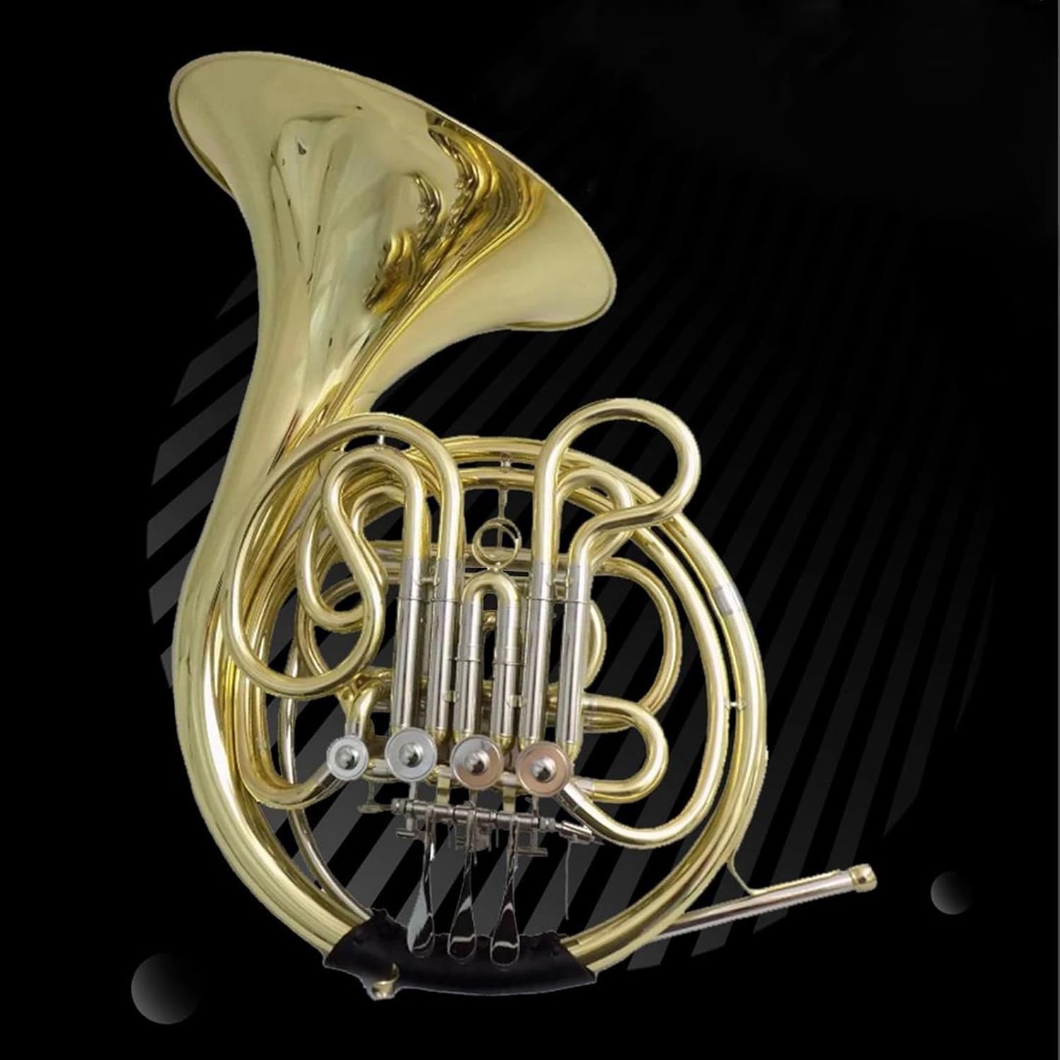 Brass French Horn F/Bb French Horn Musical Instruments Double Yellow Brass Body With Case Mouthpiece Lacquer Finish