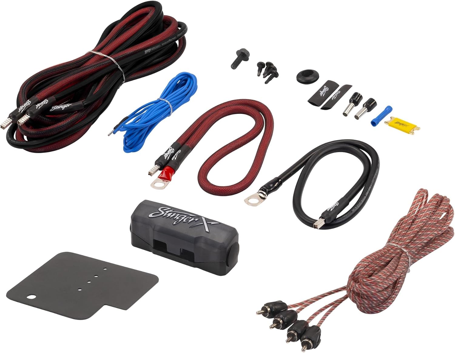 STINGER Complete Amplifier Wiring Kit for Wrangler Unlimited (2007-2022) & Gladiator JT (2020-2022) - 8 Gauge