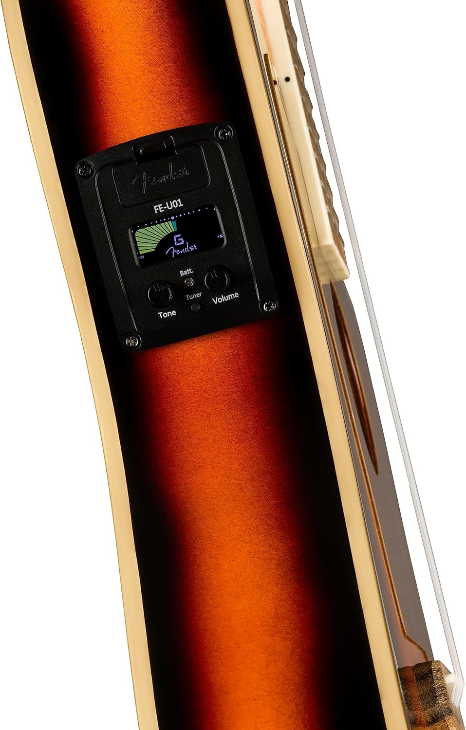 Fender, 4-String Ukulele, Right, 3-Color Sunburst (0970533500)