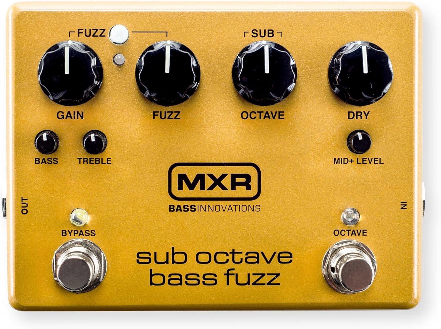 MXR Sub Octave Bass Fuzz Guitar Effects Pedal