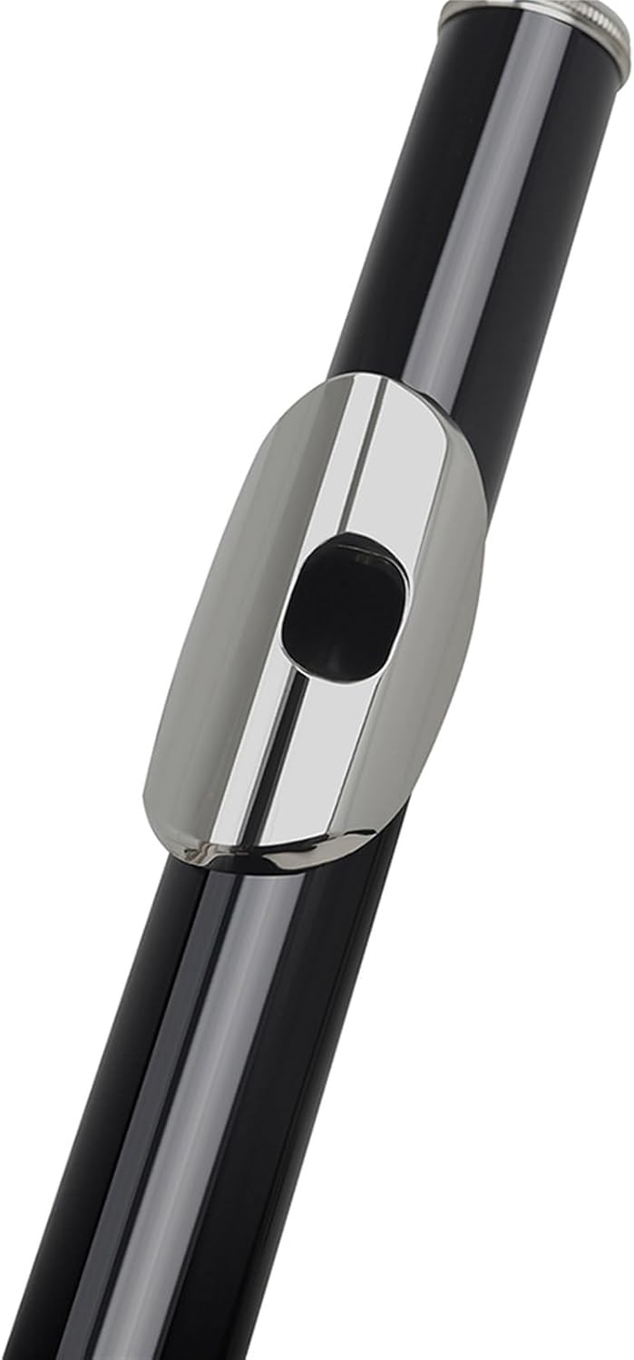 Flute 16 Hole Flute Woodwind Black C Key Brass Concert Flute with Leather Case Flutes Musical Instruments