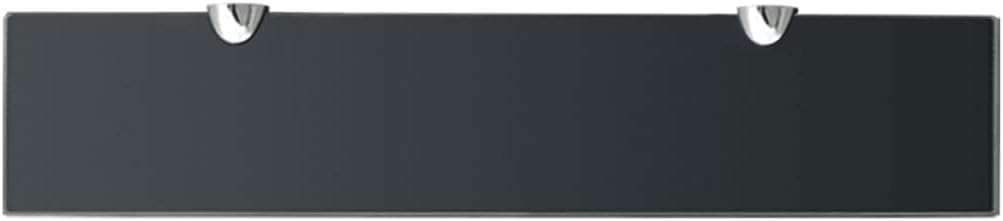 Floating Shelves 2 pcs,Wall Storage Shelves, Wall Mounted Shelf Organizer Unit Display Shelf,for Living Room, Bedroom, Kitchen, Bathroom,Office,Tempered Glass 19.7