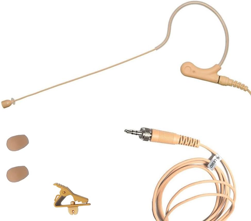 UVS70DR Earhook Headset Microphone with Bendable Boom (for Sennheiser with Frame)