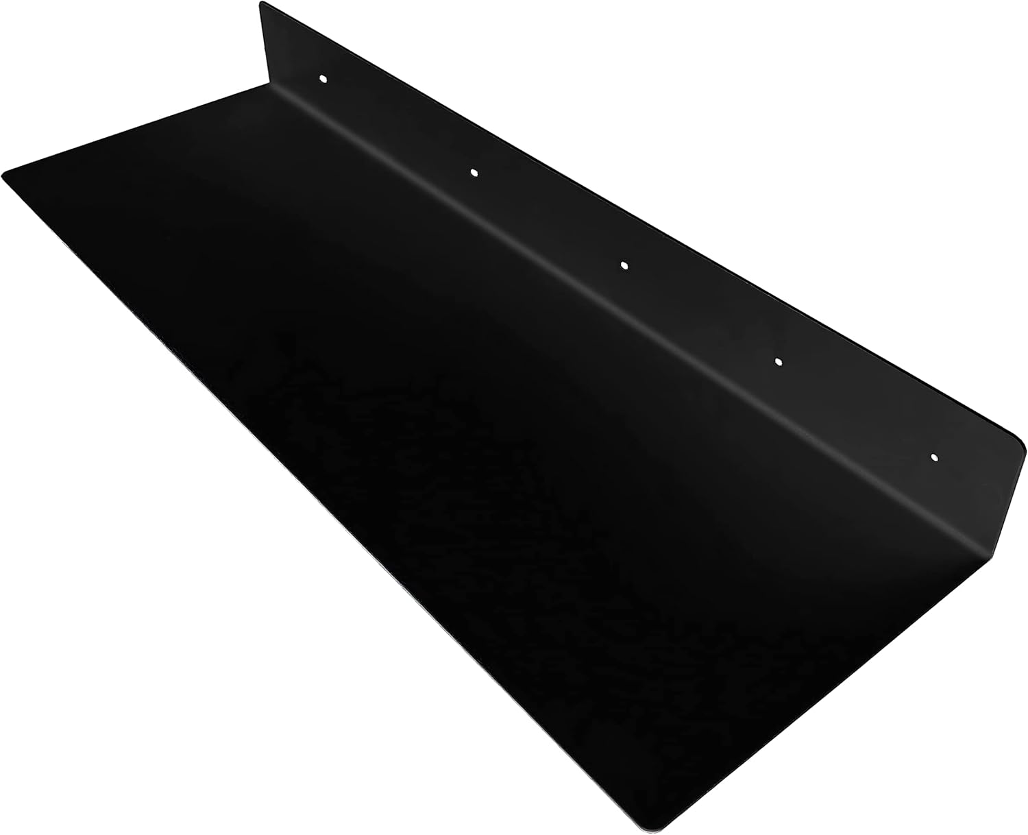 SIMOND STORE Black Metal Shelf - Wall Mount Shelf - Steel Industrial Heavy Duty Renter Friendly Shelves, Floating Shelves for Wall (36