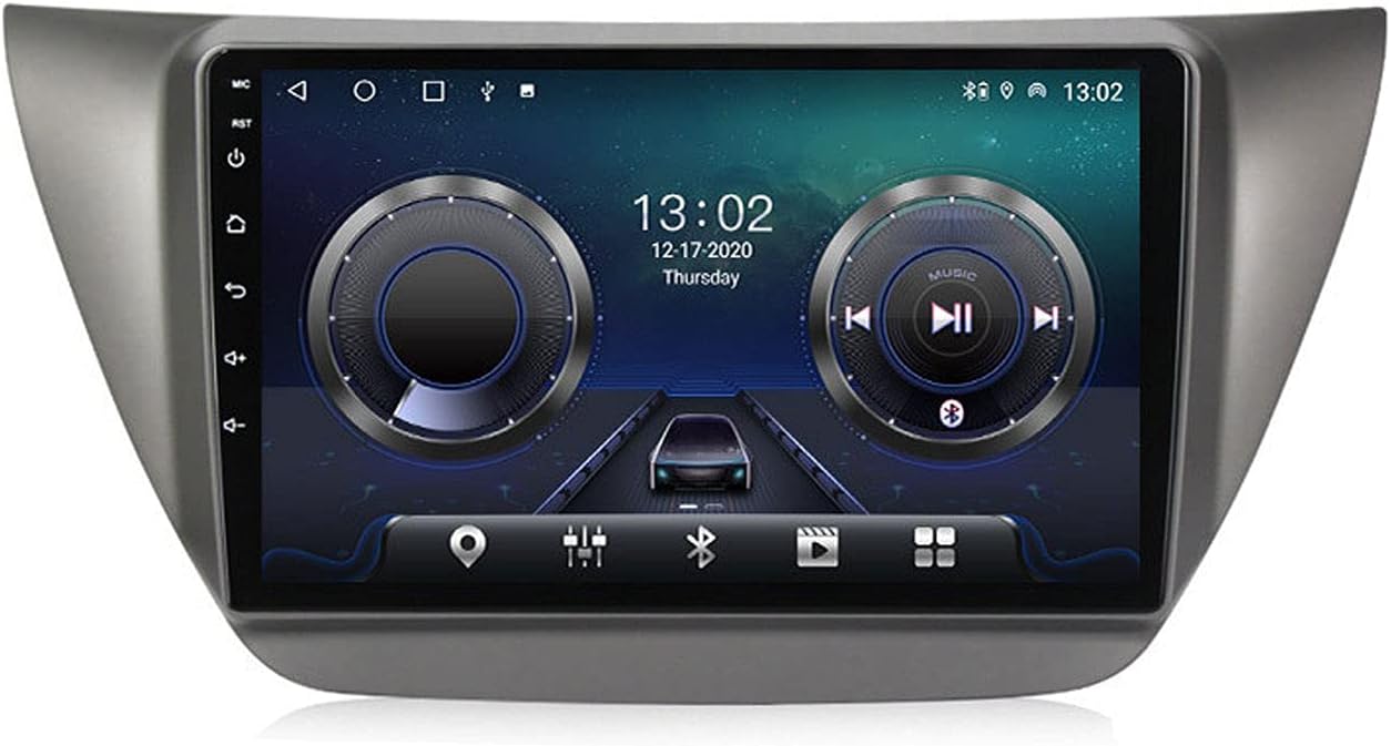 Car Multimedia System 9 Inch Double Din HD Touchscreen Monitor Car Stereo for Mitsubishi Lancer IX 2006-2010 Bluetooth Car Radio Receiver Supports FM Carplay SWC WiFi DSP