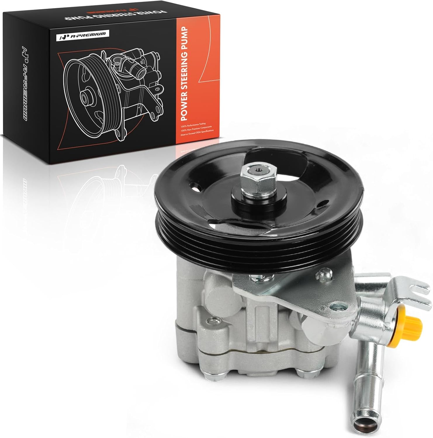 A-Premium Power Steering Pump, with Pulley & Bracket, Compatible with Nissan Maxima 1995-2003 & Infiniti I30 1996-2001, I35 2002-2004