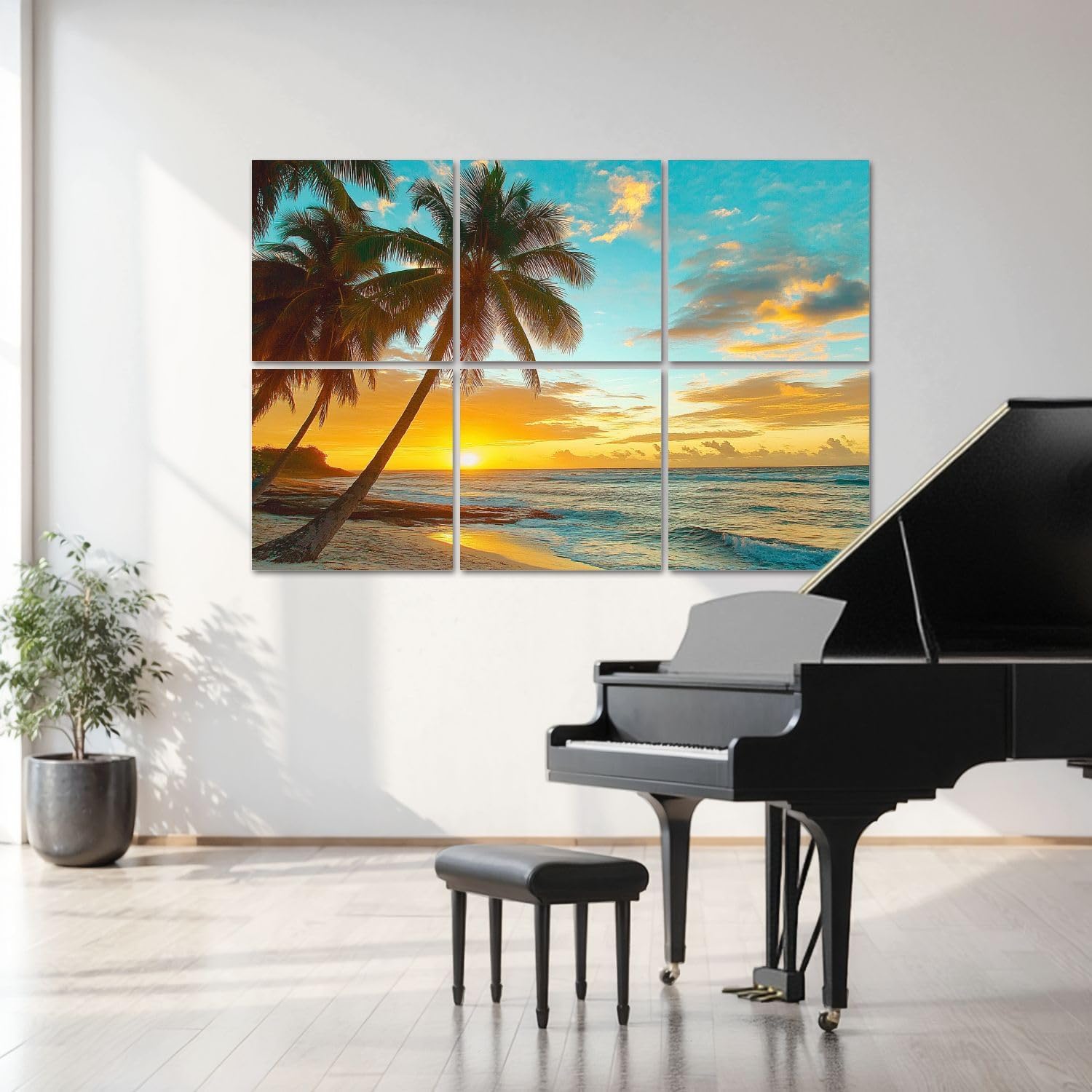 6 Pack Art Acoustic Panels Barbados Sound Absorbing Panel 48