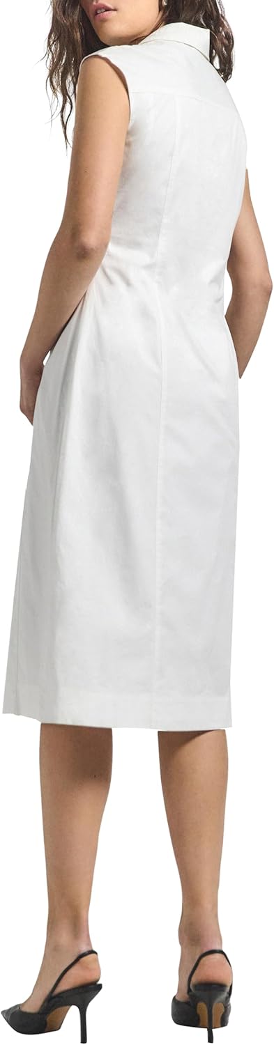 Derek Lam 10 Crosby Women's Nera Ruched Button Down Dress