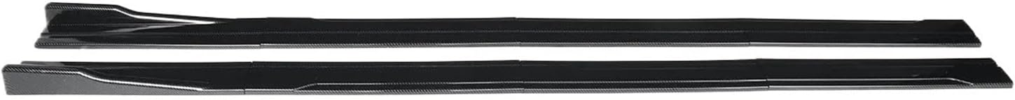 Side Skirts Universal 2.2m Car Side Skirts Extension Rocker Splitters Diffuser Winglet Wings Compatible for Ford Mondeo Focus Fiesta ST RS All Models(Carbon Look)