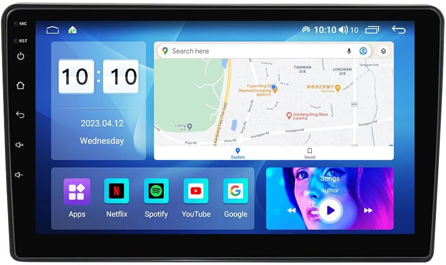 Android Car Stereo for Peugeot 308 2013-2017,9 inch IPS Touchscreen with Upgrade Wireless CarPlay & Android Auto,WiFi/GPS,Support SWC and Subwoofer,8-Core 8G+256G