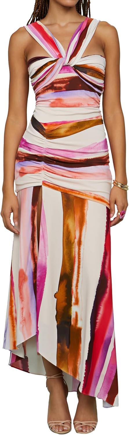 AMUR Women's Casi Jersey Midi Dress