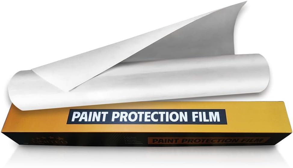 United - Clear PPF Paint Protection Film TPU Polyurethane, Self Healing UV Protection Scratch & Stain Resistant Automotive Vinyl Wrap 7.5mil Thickness 60