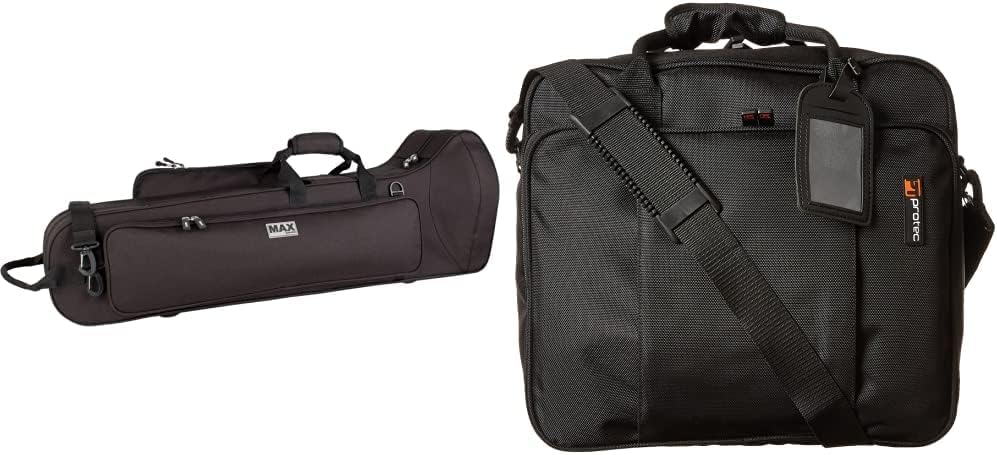 Protec MX306CT Tenor Trombone (F-Trigger or Straight) Case + Protec Tenor Trombone Mute Bag (model M401)
