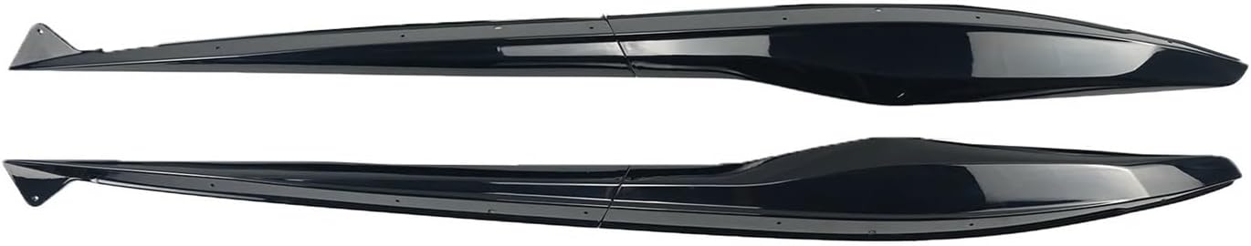 Side Skirts Car Side Skirts Compatible for Corvette C8 2023-2024 Z06 Wide Body Version Glossy Black Carbon Fiber Style Car Accessories(Glossy Black)