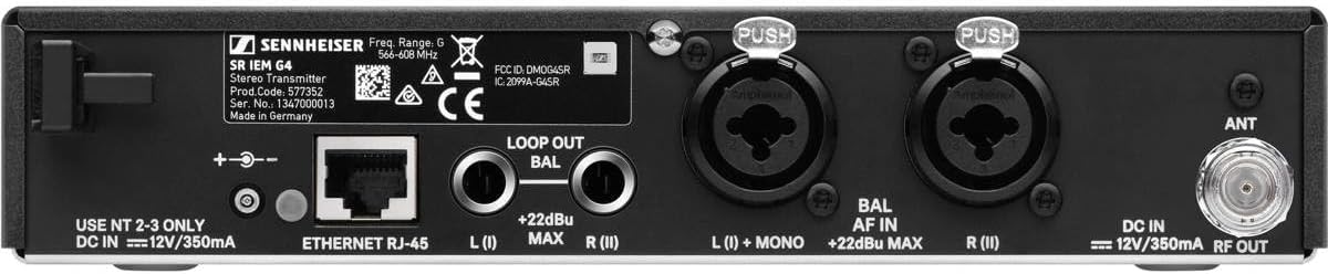 Sennheiser Pro Audio Sennheiser ew IEM G4-A1 In Ear Monitor system Range (470-516Mhz), Single