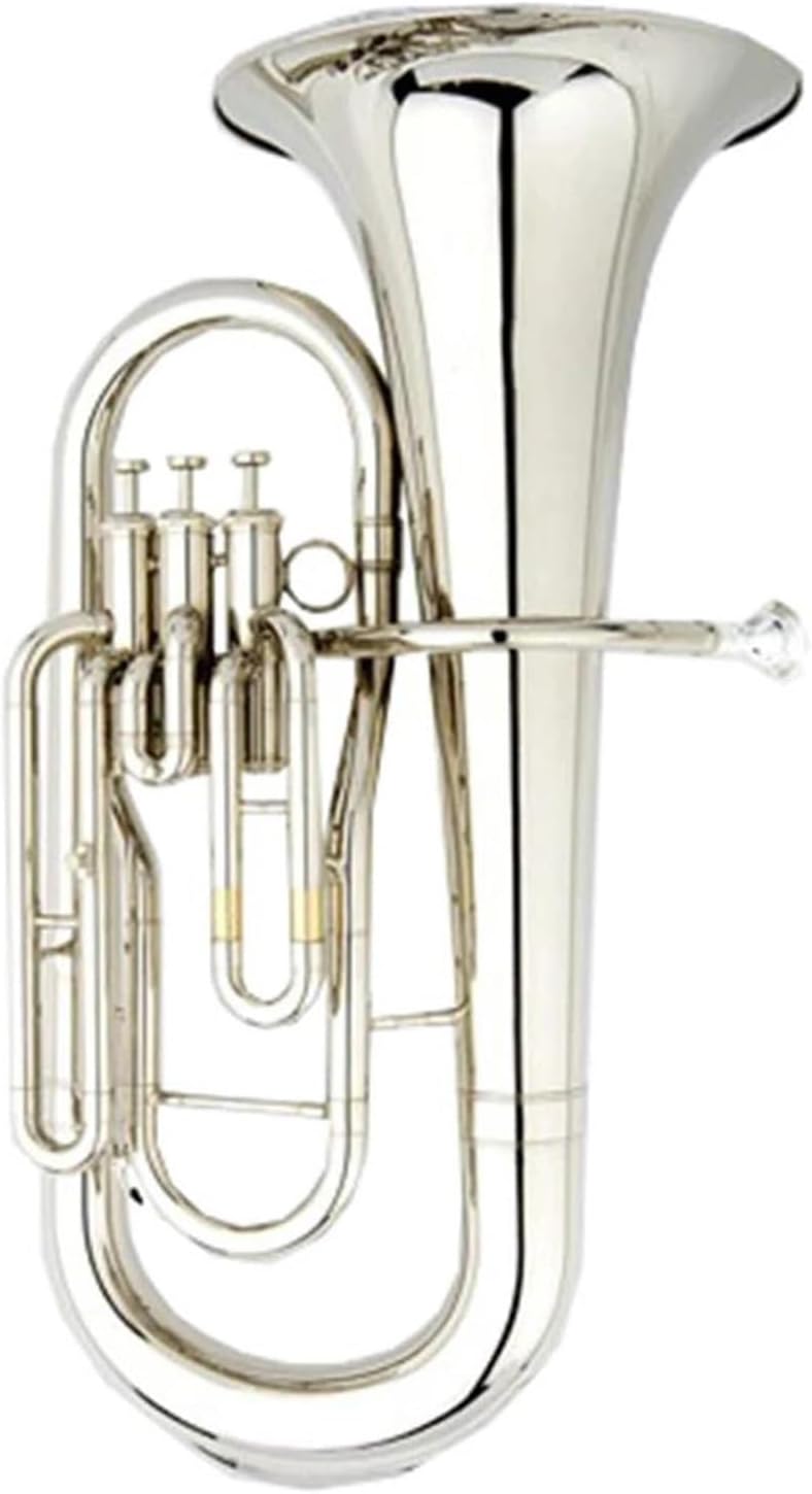 Nickel Plated B Flat Euphonium Professional Instrument Euphonium All-brass Instrument
